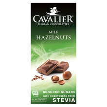 Cavalier Hazelnut Milk Chocolate Bar w/Stevia 85g