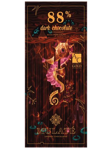 Mulate 88% Dark Chocolate with Extra Cacao 90g