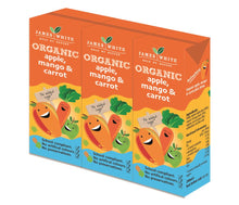 James White Organic AppleMangoCarrot Juice 3x200ml