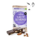 Chokay Organic Salty Almond Dark Chocolate Bar 70g No Added Sugar