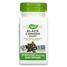 Nature's Way Black Cohosh Root 540 mg 100 Vegan Capsules