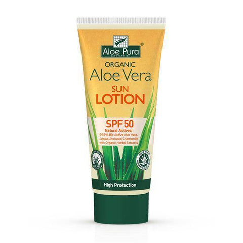 Optima Aloe Vera Sun Lotion SPF50 200ml