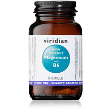 Viridian Hi-Potency Magnesium with B6 30 Caps