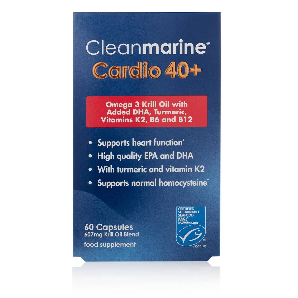 Cleanmarine Cardio 40+ 60 Caps