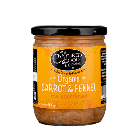 Cultured Food Co. Raw Sauerkraut Carrot & Fennel 400g