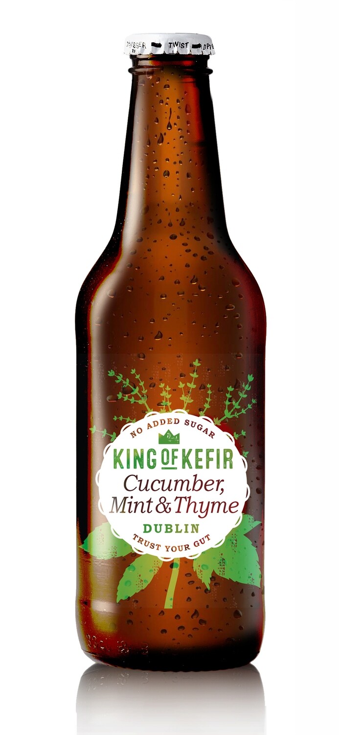 King of Kefir Cucumber Mint & Thyme Kefir 330ml
