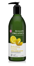 Avalon Organics Refreshing Lemon Hand & Body Lotion 350ml