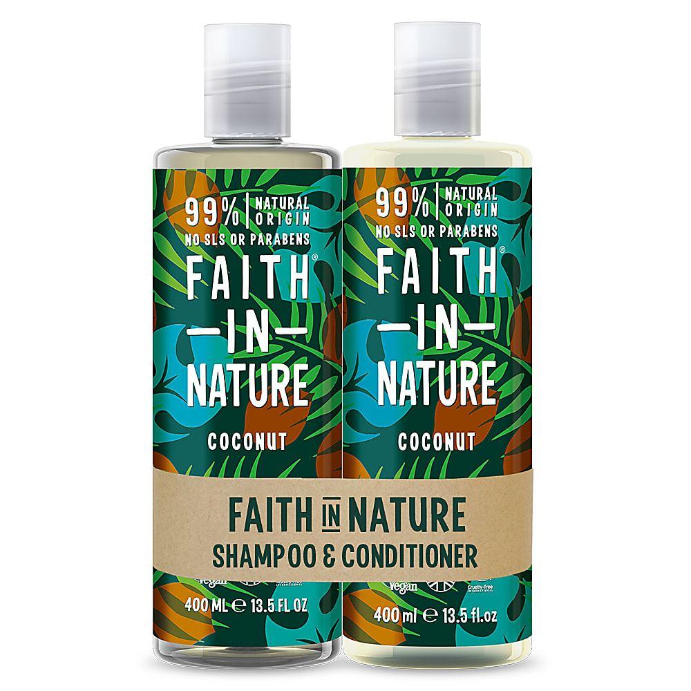 Faith in Nature Coconut Shampoo & Conditioner 2x400ml