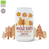 Whole Earth Organic Sparkling Ginger Drink 330ml