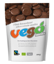Vego Good Food Hazelnut Chocolate Melts 180g