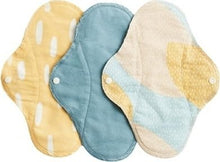 ImseVimse Reusable Cotton Cloth Sanitary Pads Regular Classic Blue Sprinkle x 3
