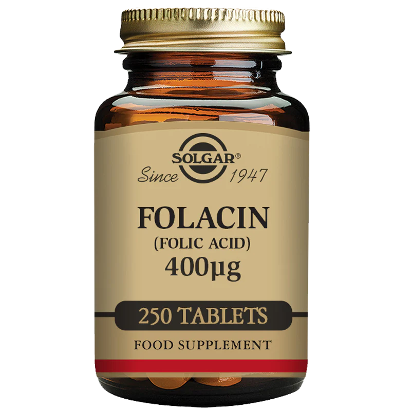 Solgar Folacin Folic Acid 400 UG 250 Tablets