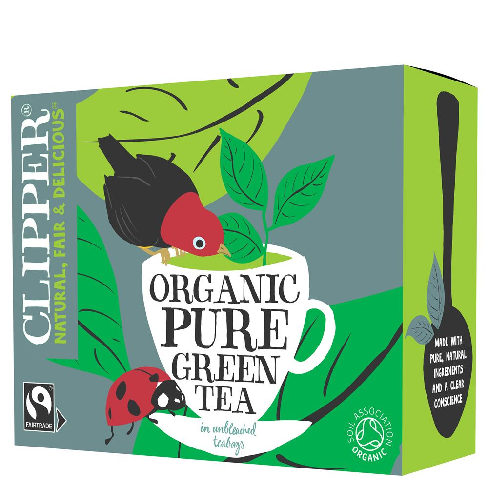 Clipper Organic Fairtrade Pure Green Tea 80 Bags