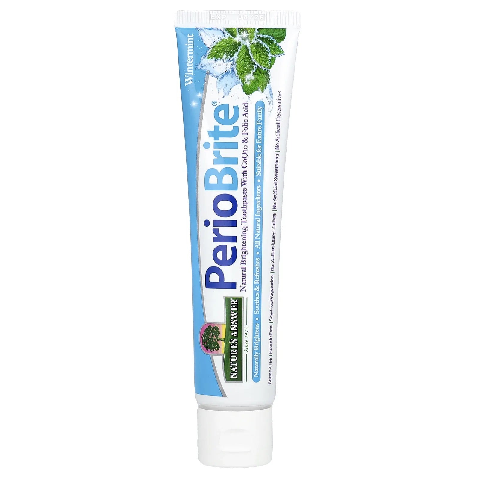 Natures Answer Perio Brite Toothpaste Wintermint 113g