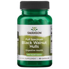 Swanson Black Walnut Hull 500mg 60 Capsules