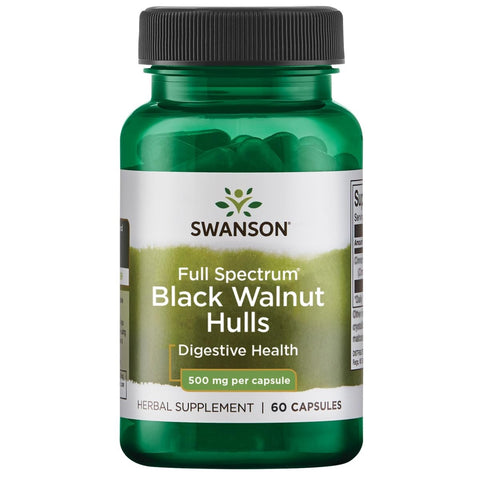 Swanson Black Walnut Hull 500mg 60 Capsules