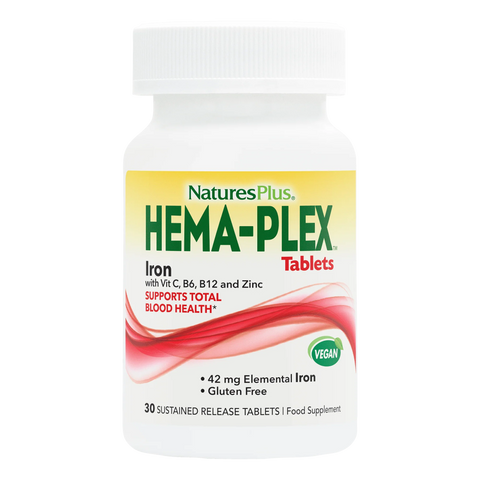 Natures Plus Hemaplex Sustained Release 30 Tabs