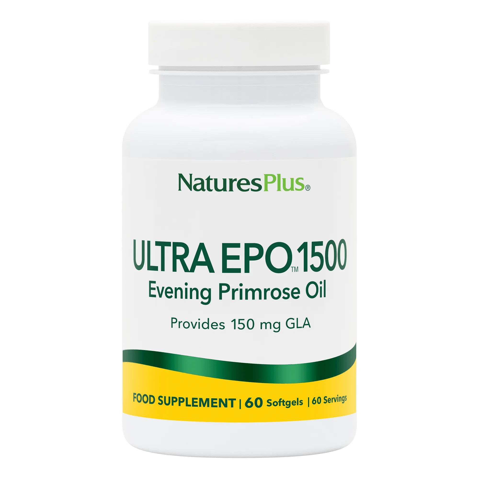 Natures Plus Ultra Evening Primrose Oil 1500MG 60 Softgels