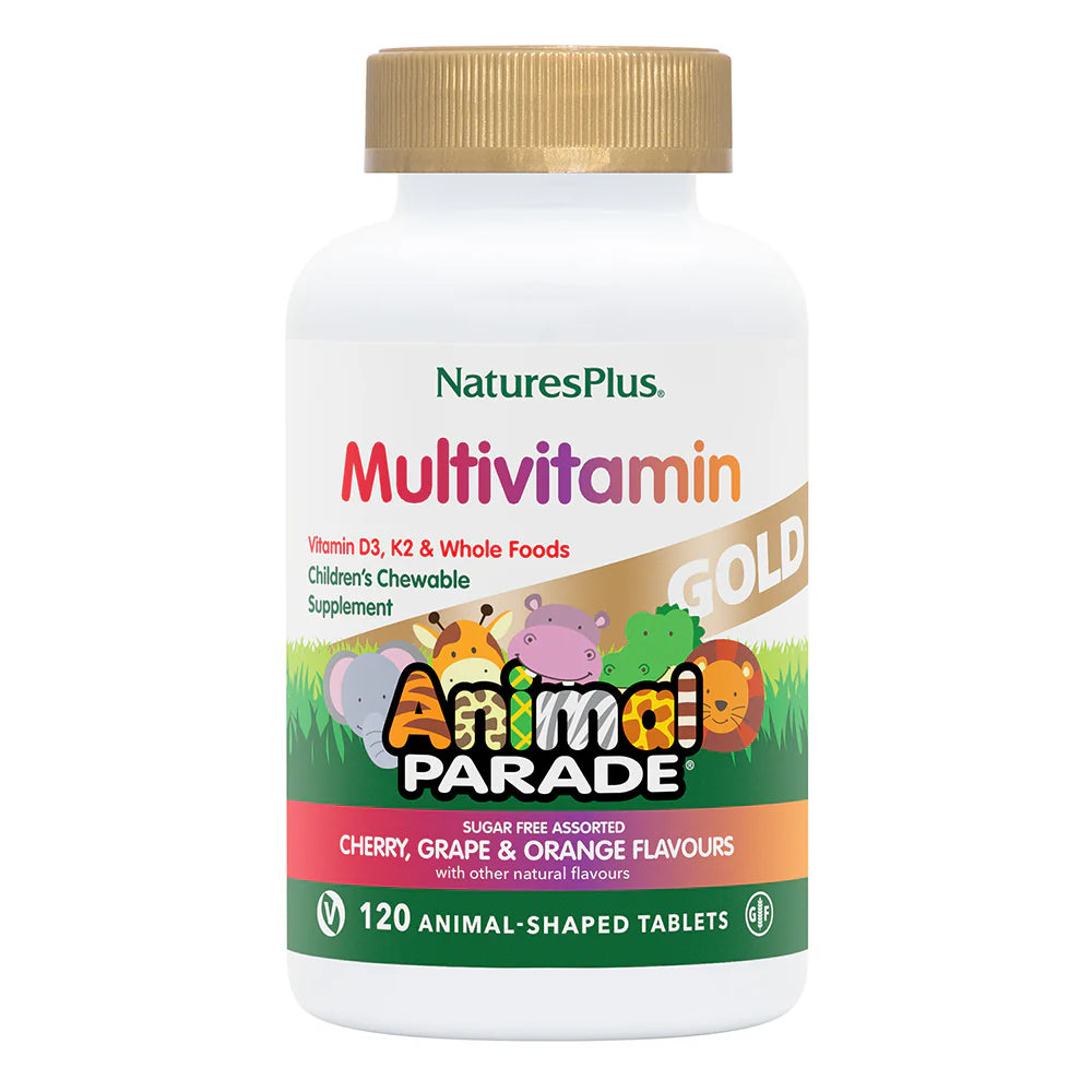 Natures Plus Animal Parade Gold Assorted Flavour 120 Animals