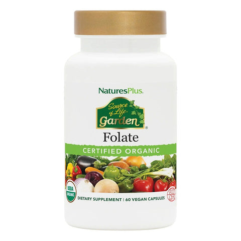 Natures Plus Source Of Life Garden Organic Folate 400ug 60 caps