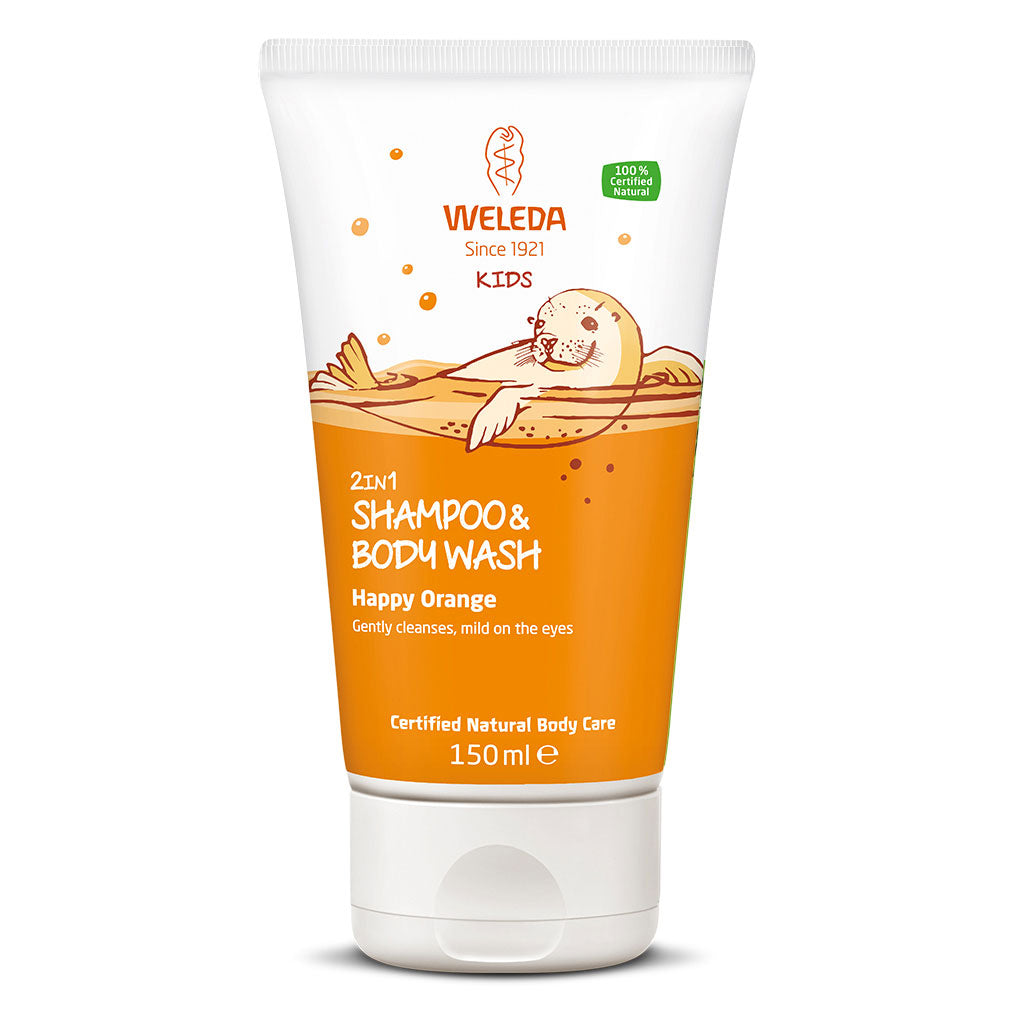 Weleda Kids Shampoo & Body Wash Happy Orange 150ml