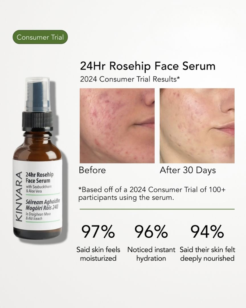 Kinvara Skincare 24Hr Rosehip Face Serum