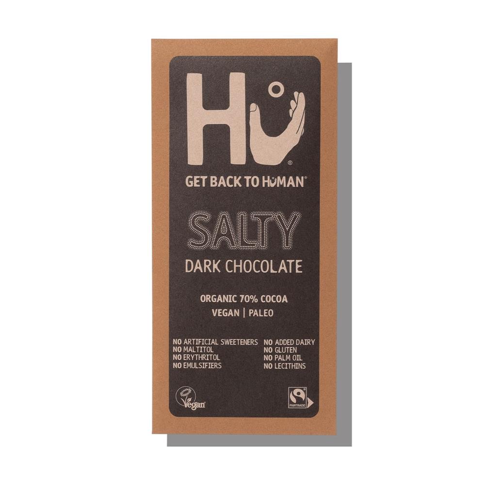 Hu Organic Salty Dark Chocolate Bar 60g Gluten Free Vegan
