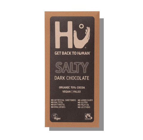 Hu Organic Salty Dark Chocolate Bar 60g Gluten Free Vegan