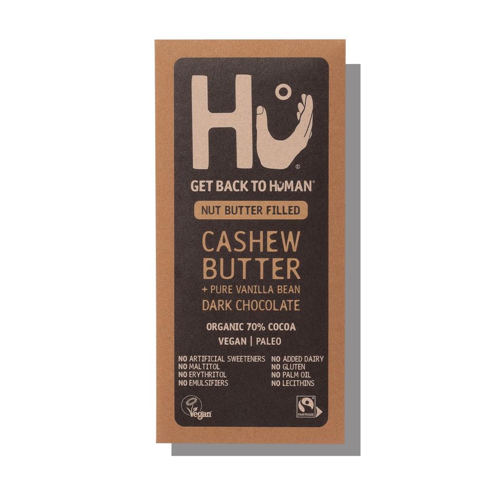 Hu Organic Cashew and Vanilla Dark Bar 60g Gluten Free Vegan