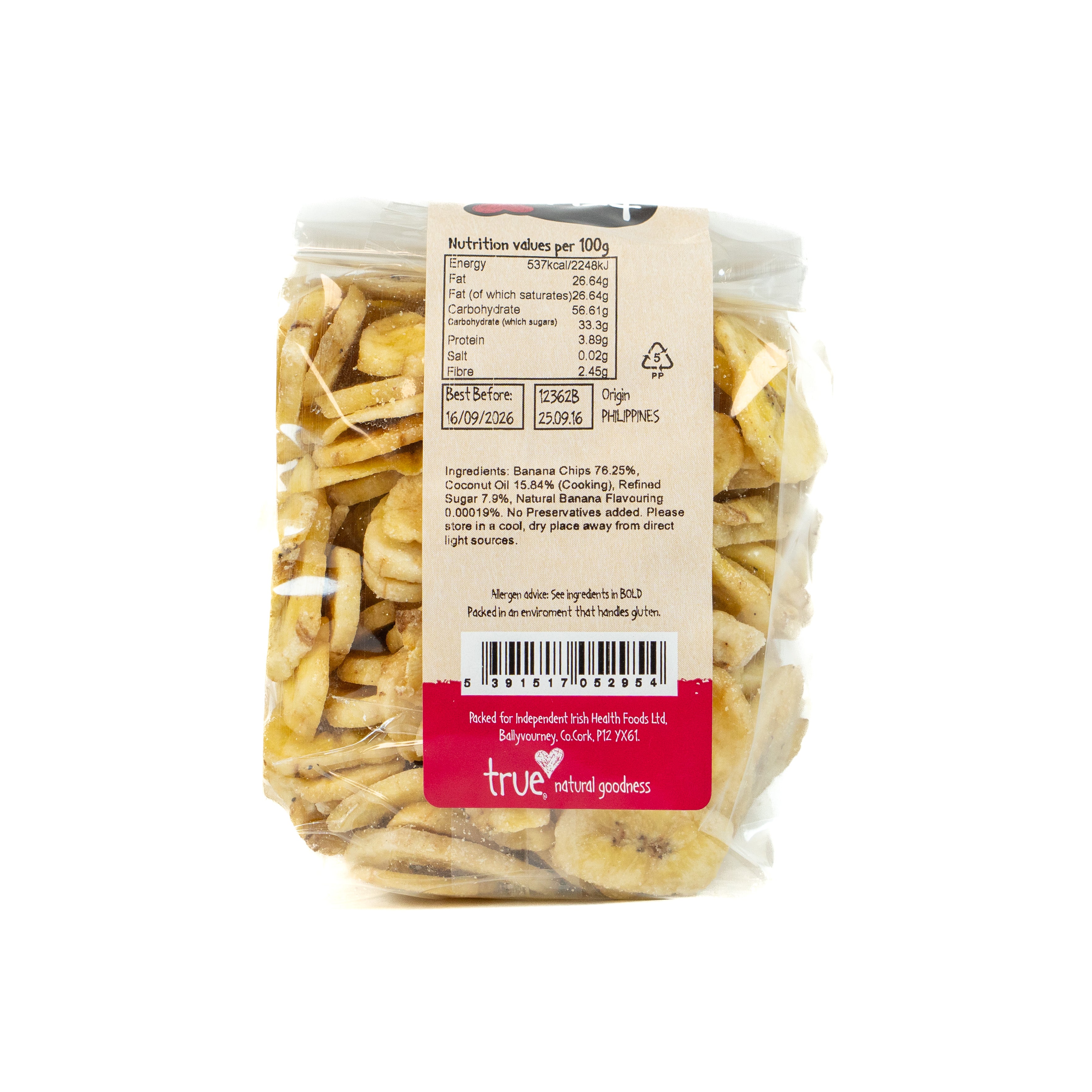 True Natural Goodness Banana Chips 250G