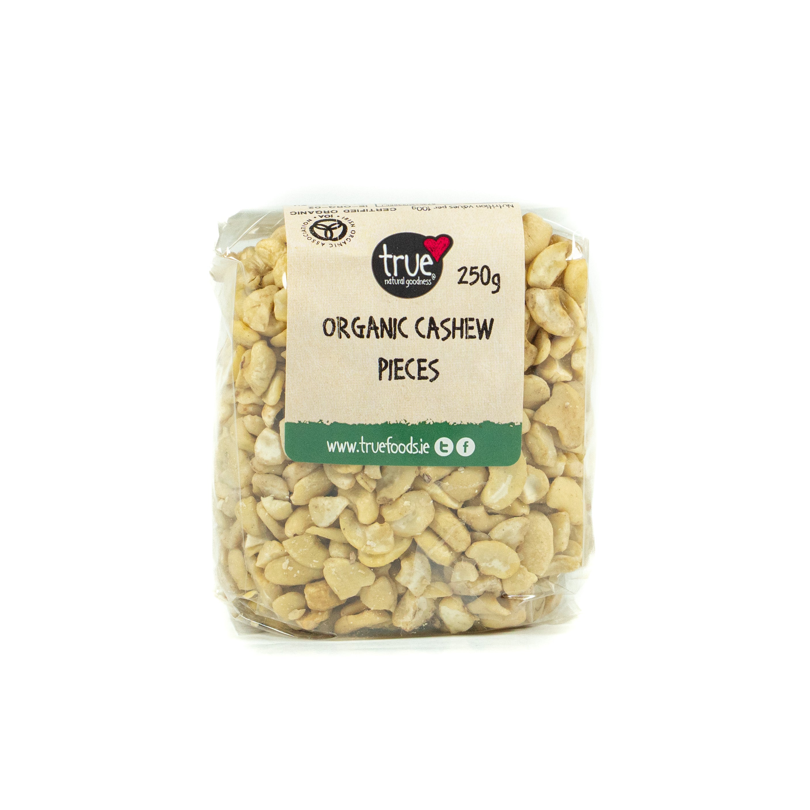 True Natural Goodness Cashew Pieces Organic 250G