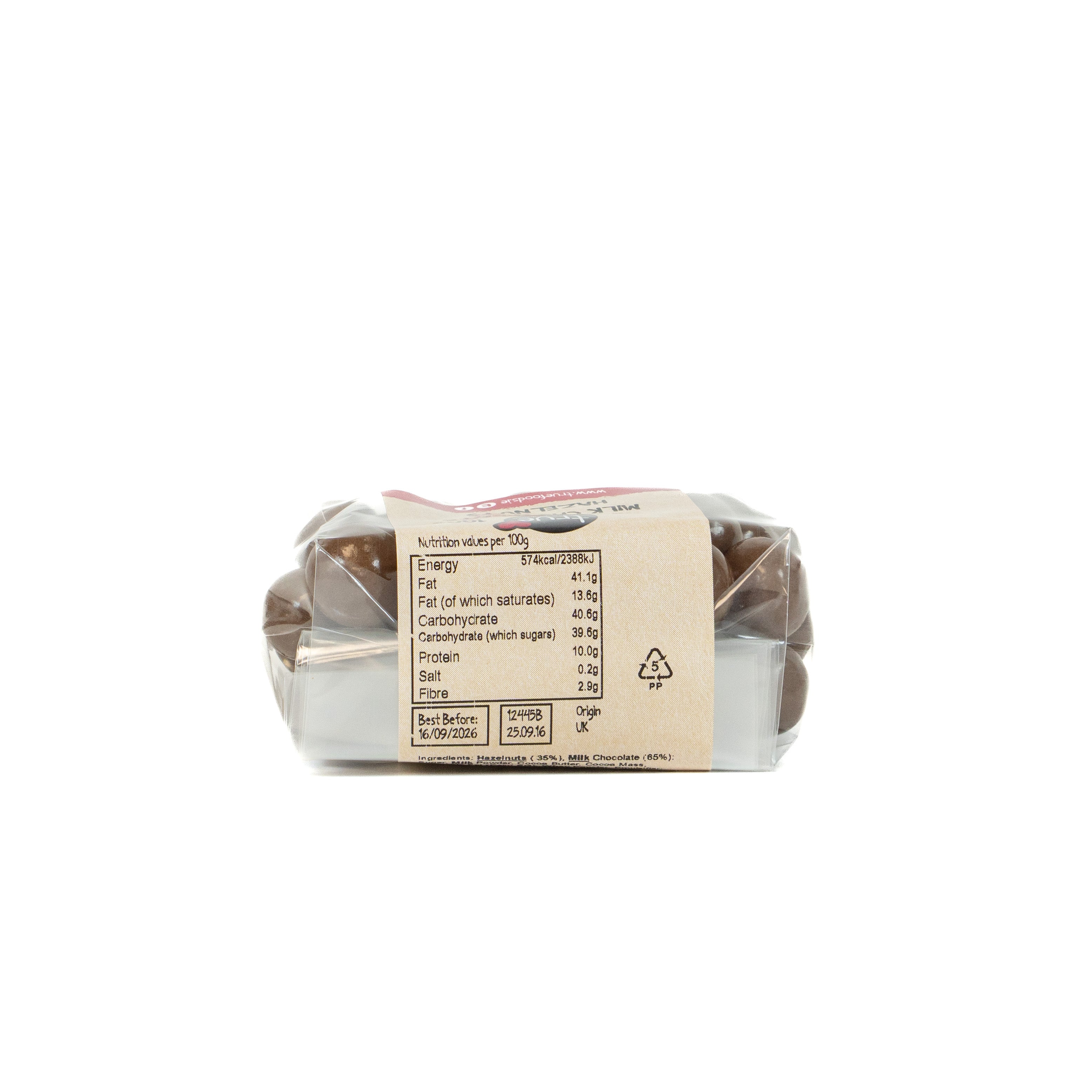 True Natural Goodness Milk Chocolate Hazelnuts 100G