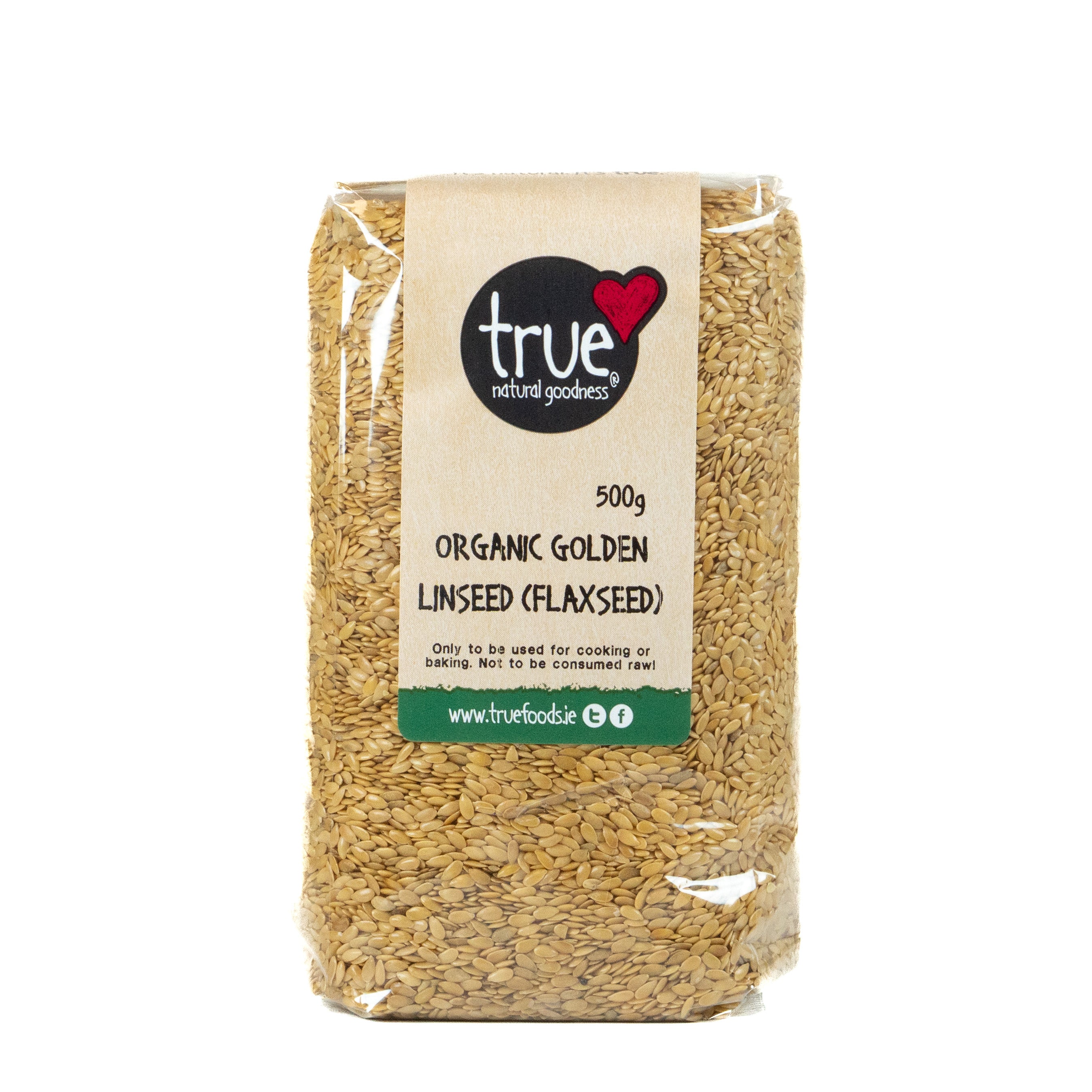 True Natural Goodness Linseed Golden Organic 500G