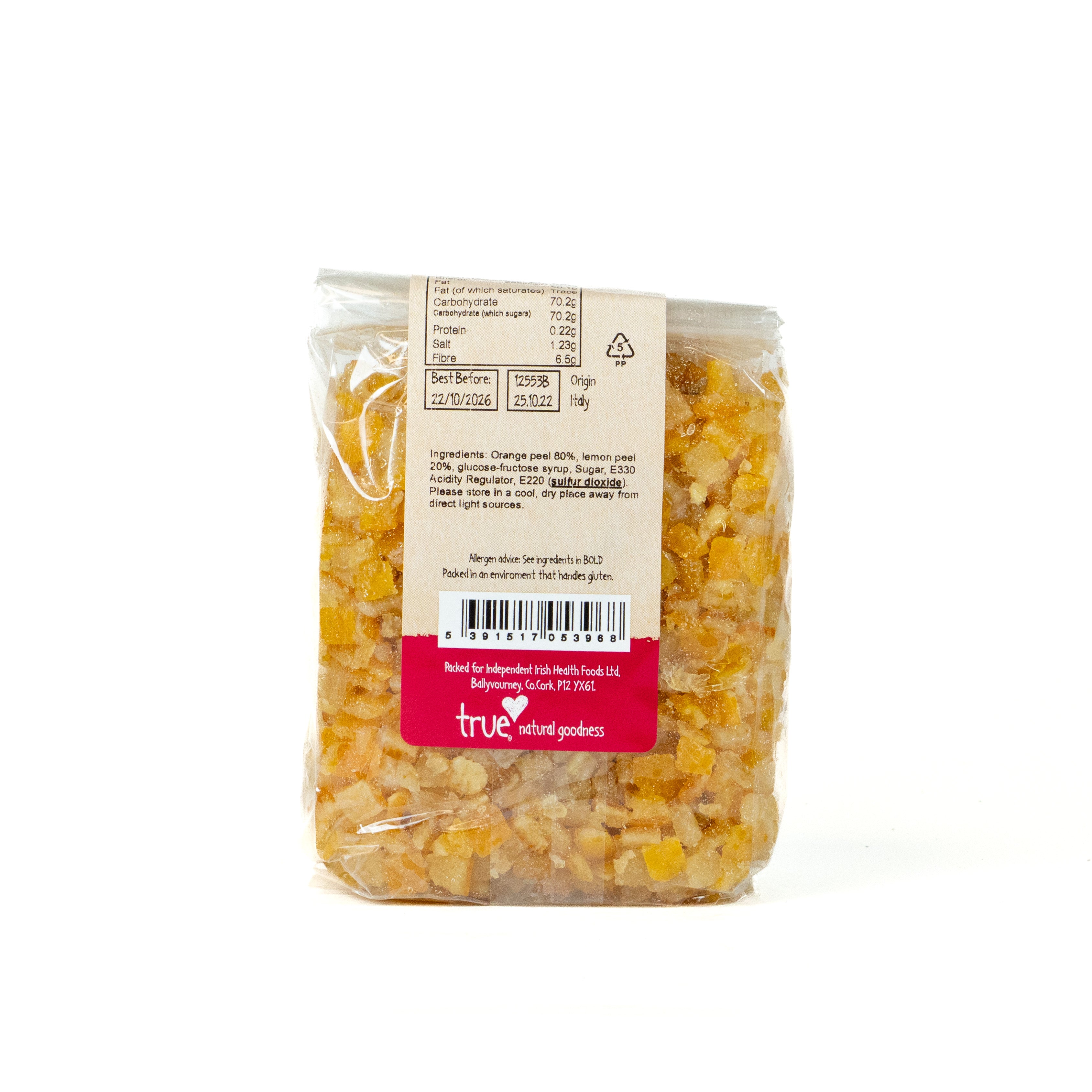 True Natural Goodness Mixed Peel 500g