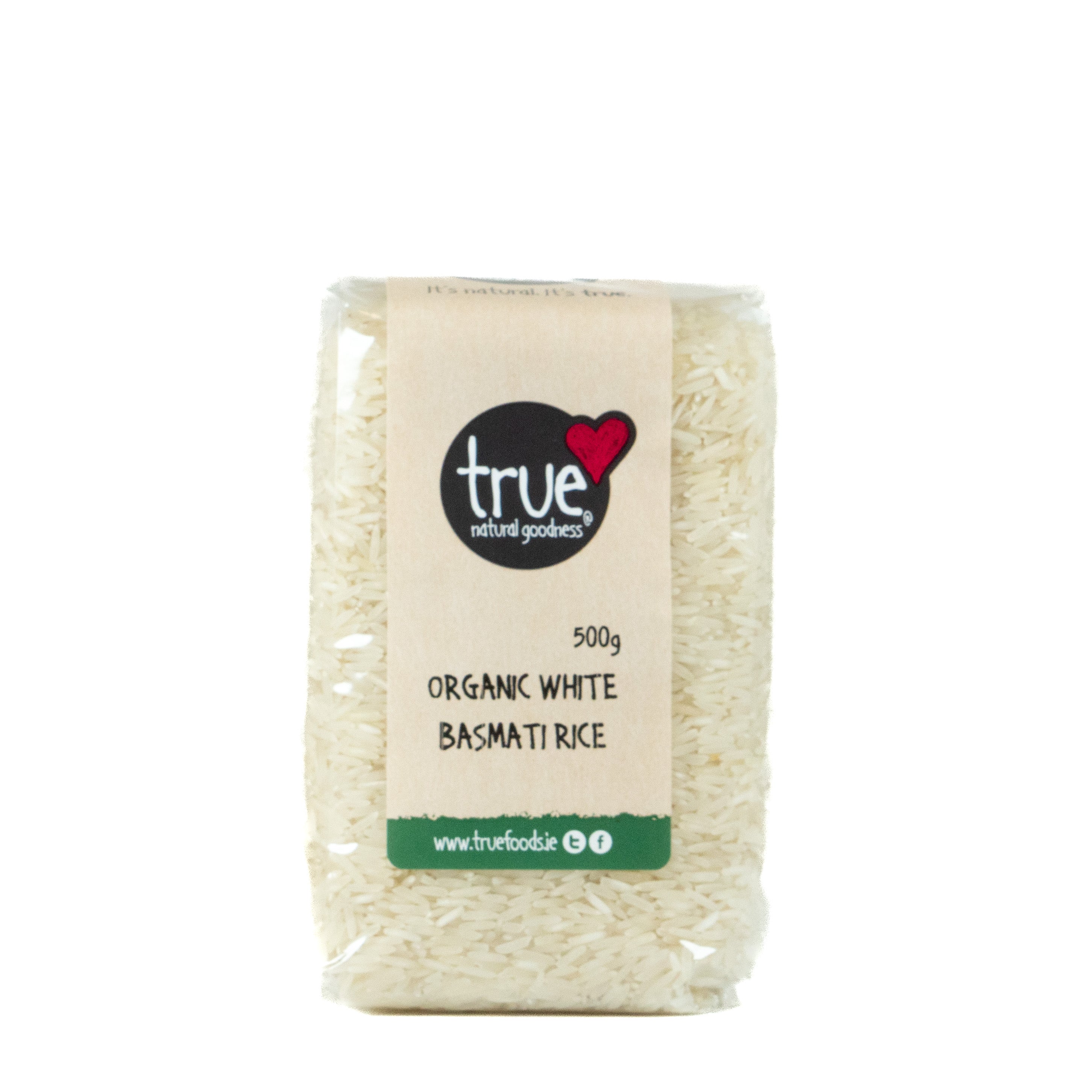 True Natural Goodness Rice Basmati White Organic 500