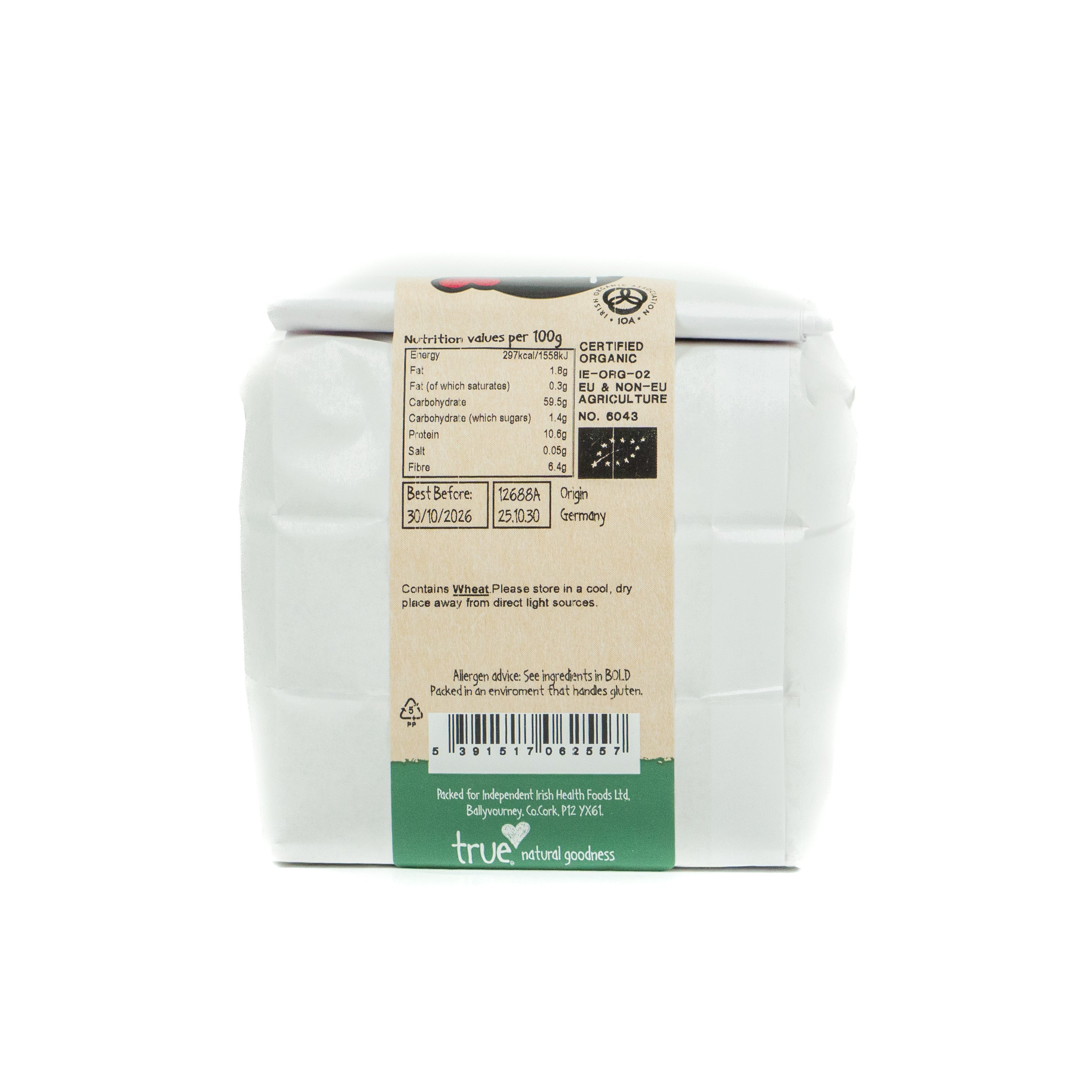 True Natural Goodness Semolina Organic 500G
