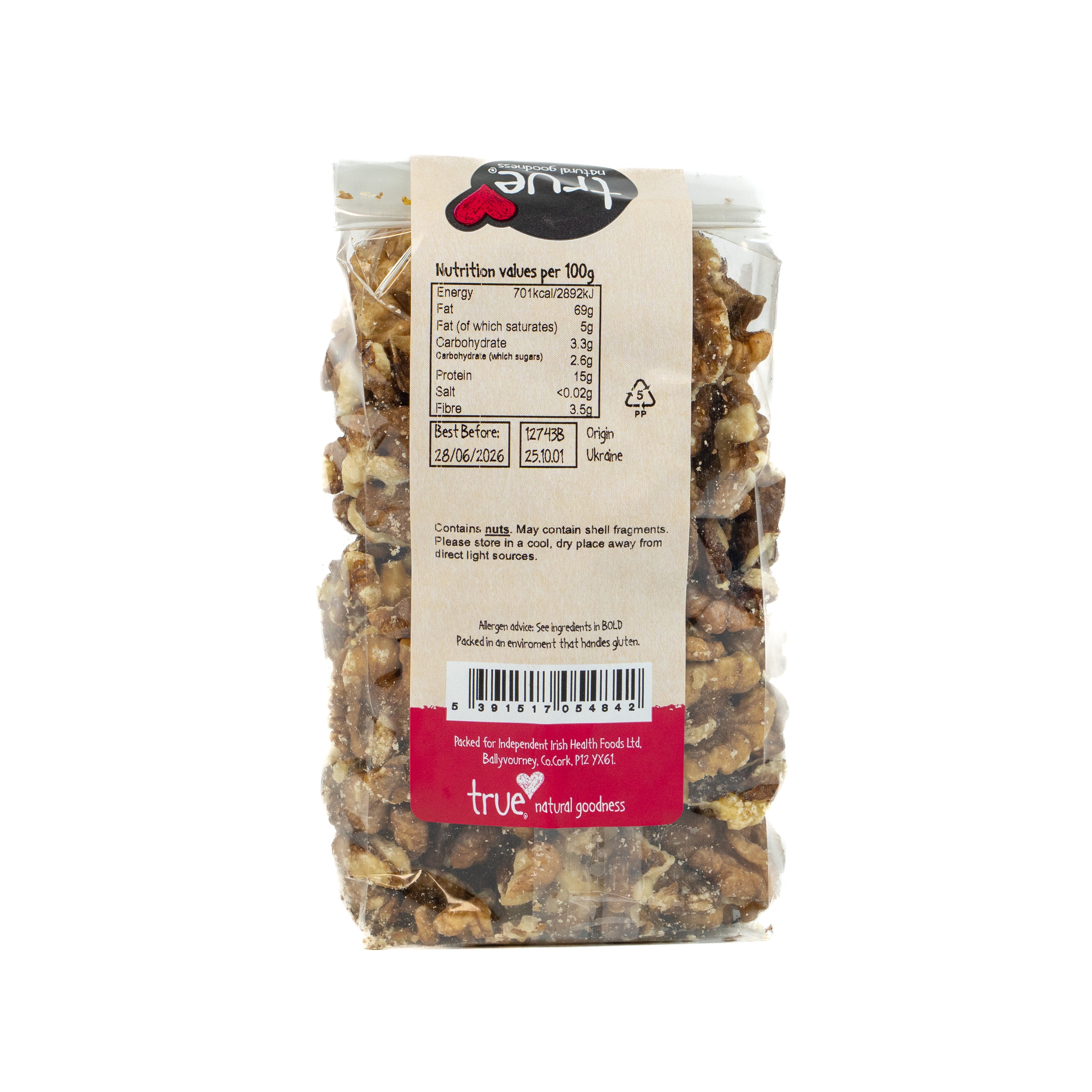 True Natural Goodness Walnut Half 250G
