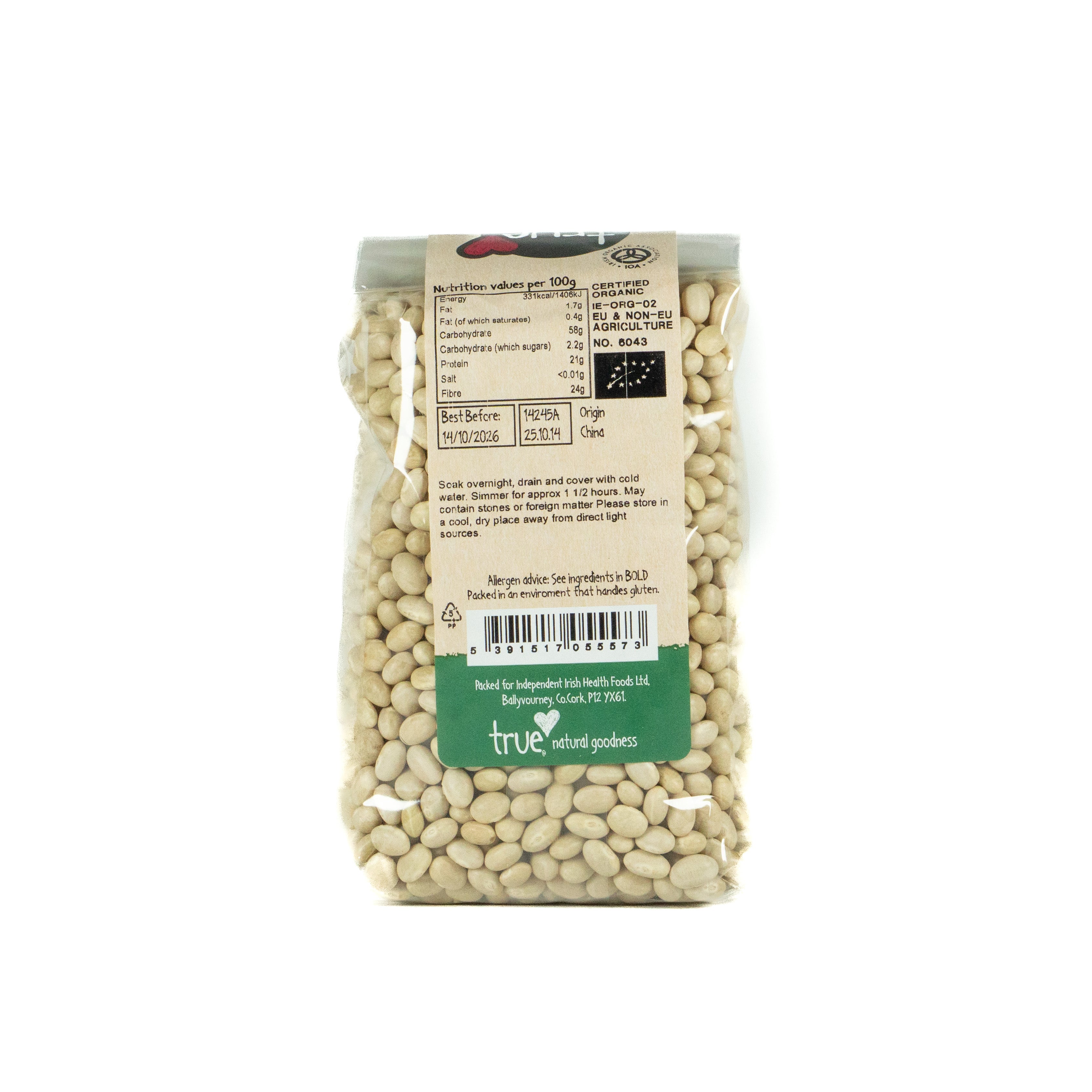 True Natural Goodness Organic Cannelini Beans 500g
