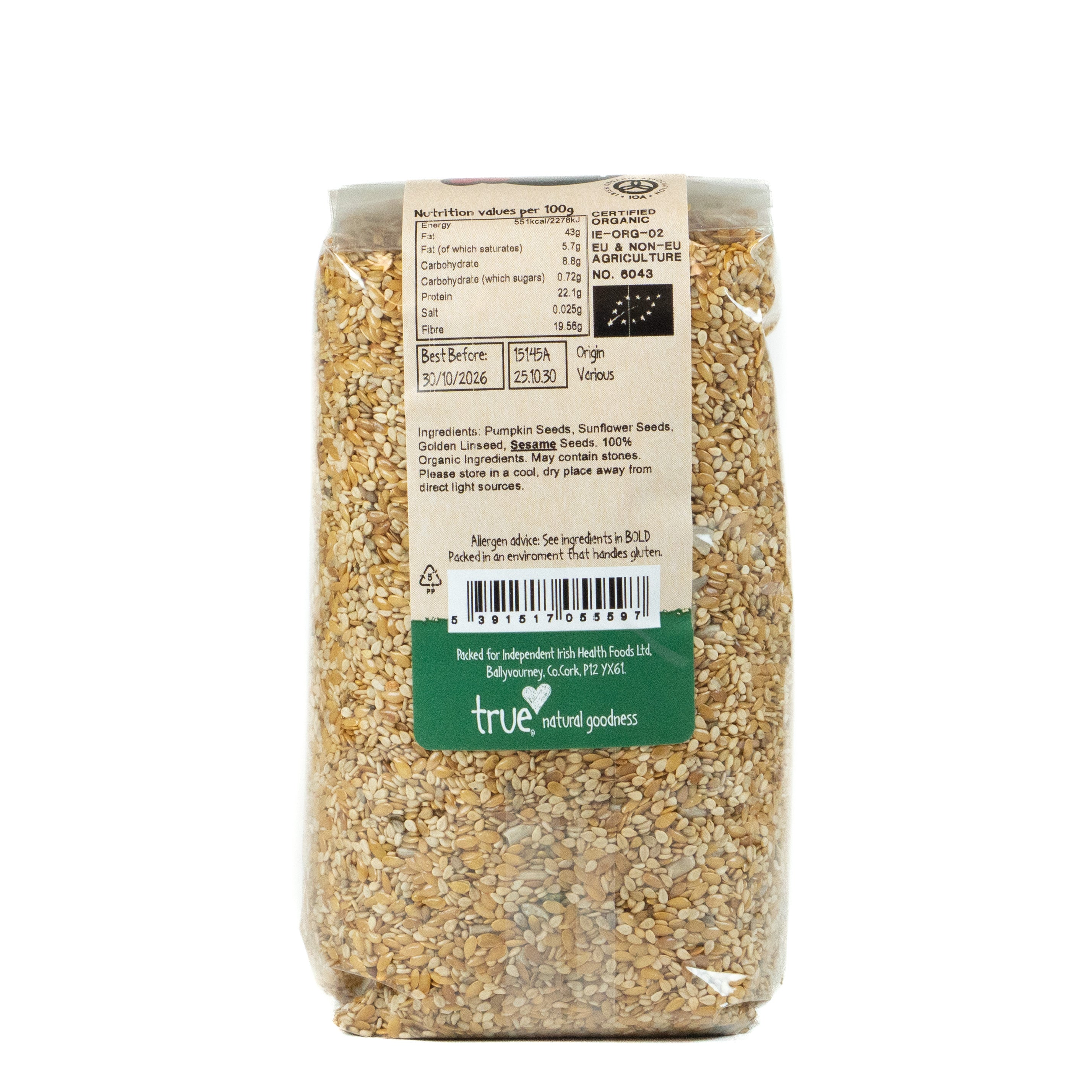 True Natural Goodness Organic Four Seeds Mix 500G