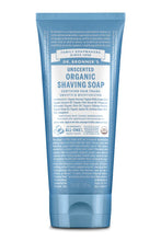 Dr. Bronner Organic Unscented Shaving Soap 208ml