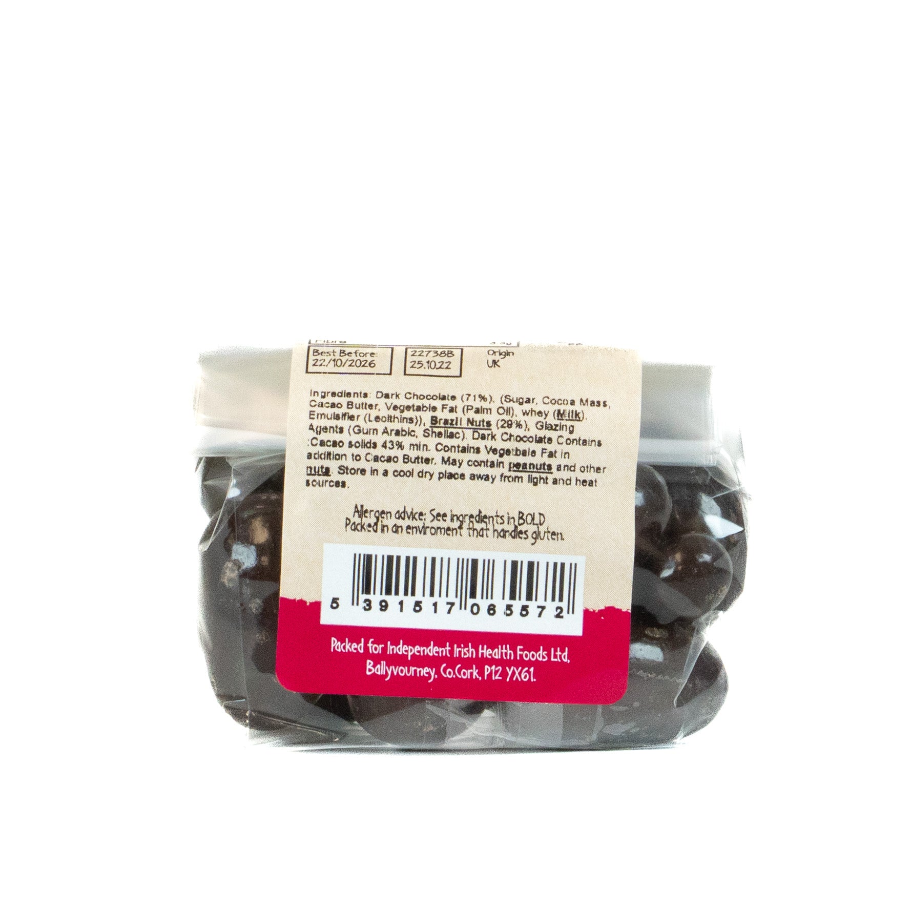 True Natural Goodness Dark Chocolate Brazil Nuts 100g