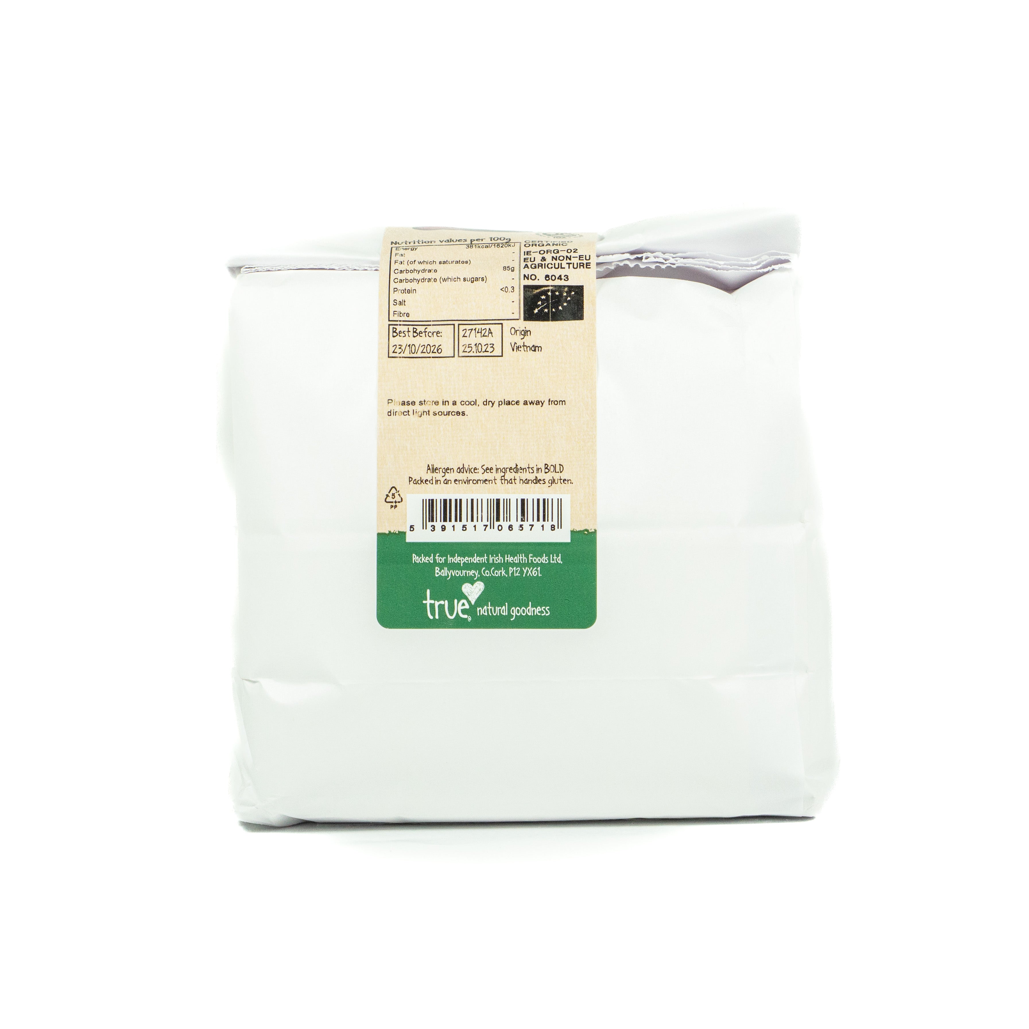 True Natural Goodness Organic Tapioca Flour 1kg