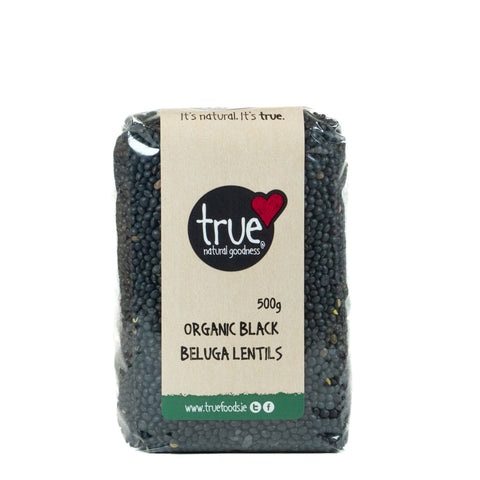 True Natural Goodness Organic Black Beluga Lentils 500g