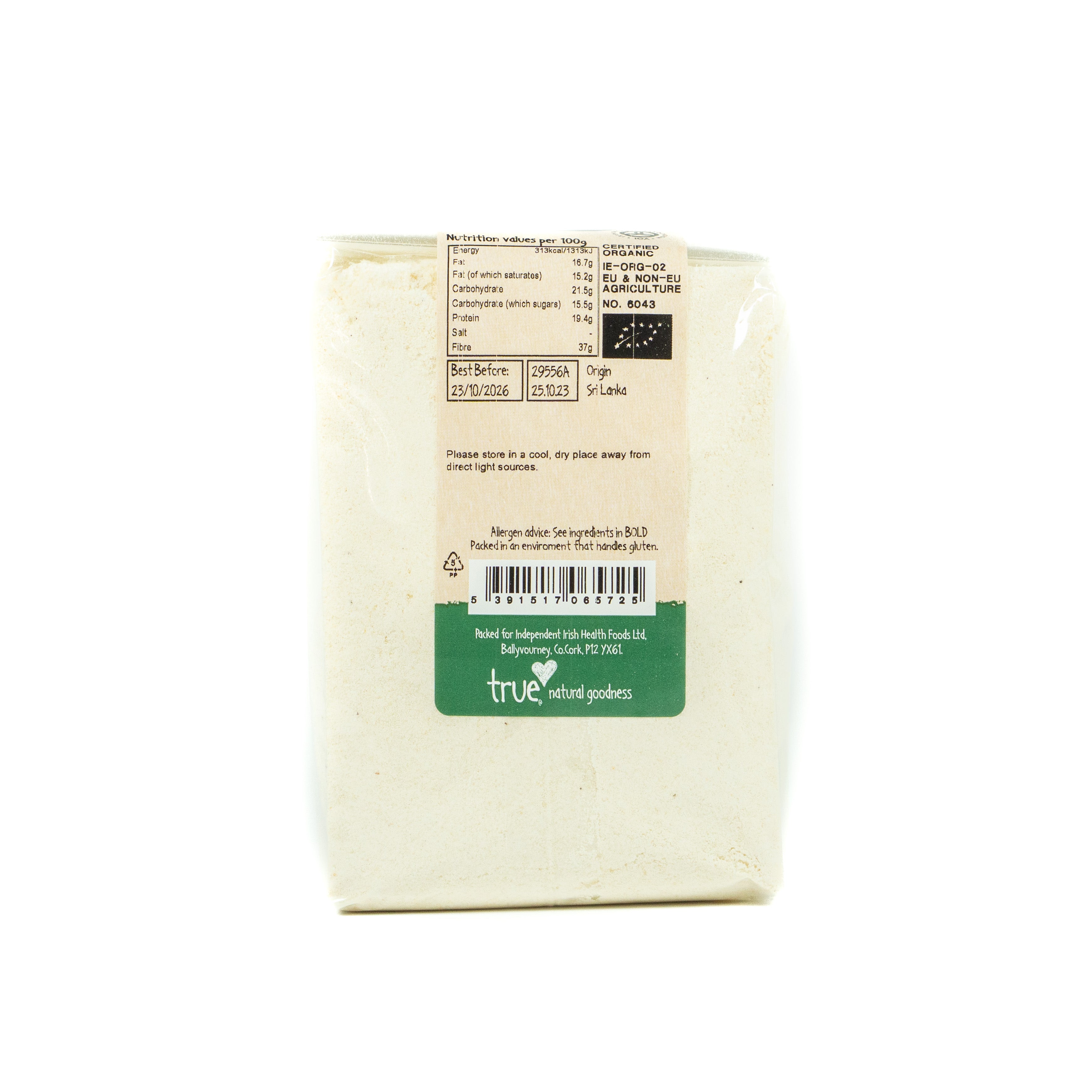 True Natural Goodness Organic Coconut Flour 500G