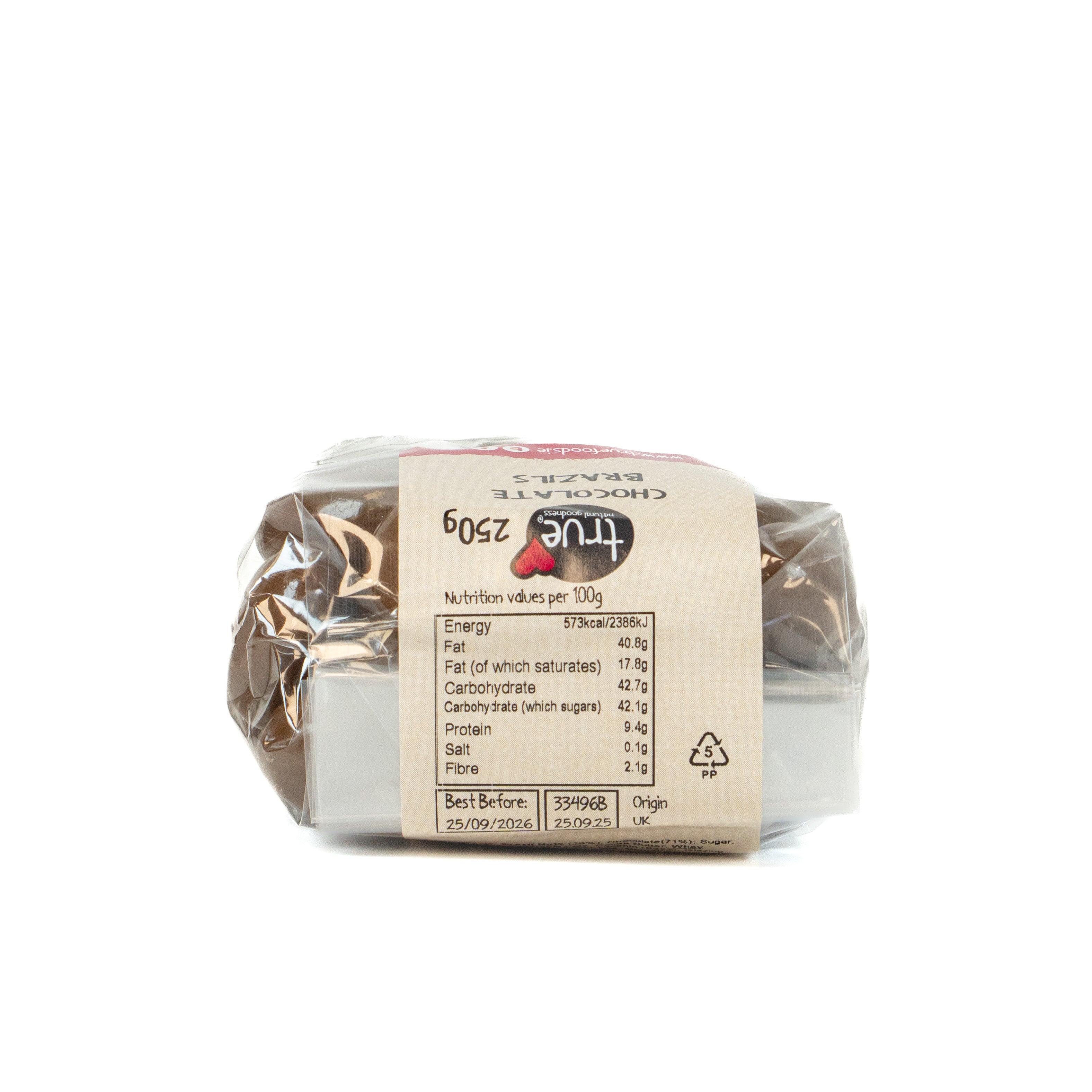 True Natural Goodness Chocolate Brazils 250g