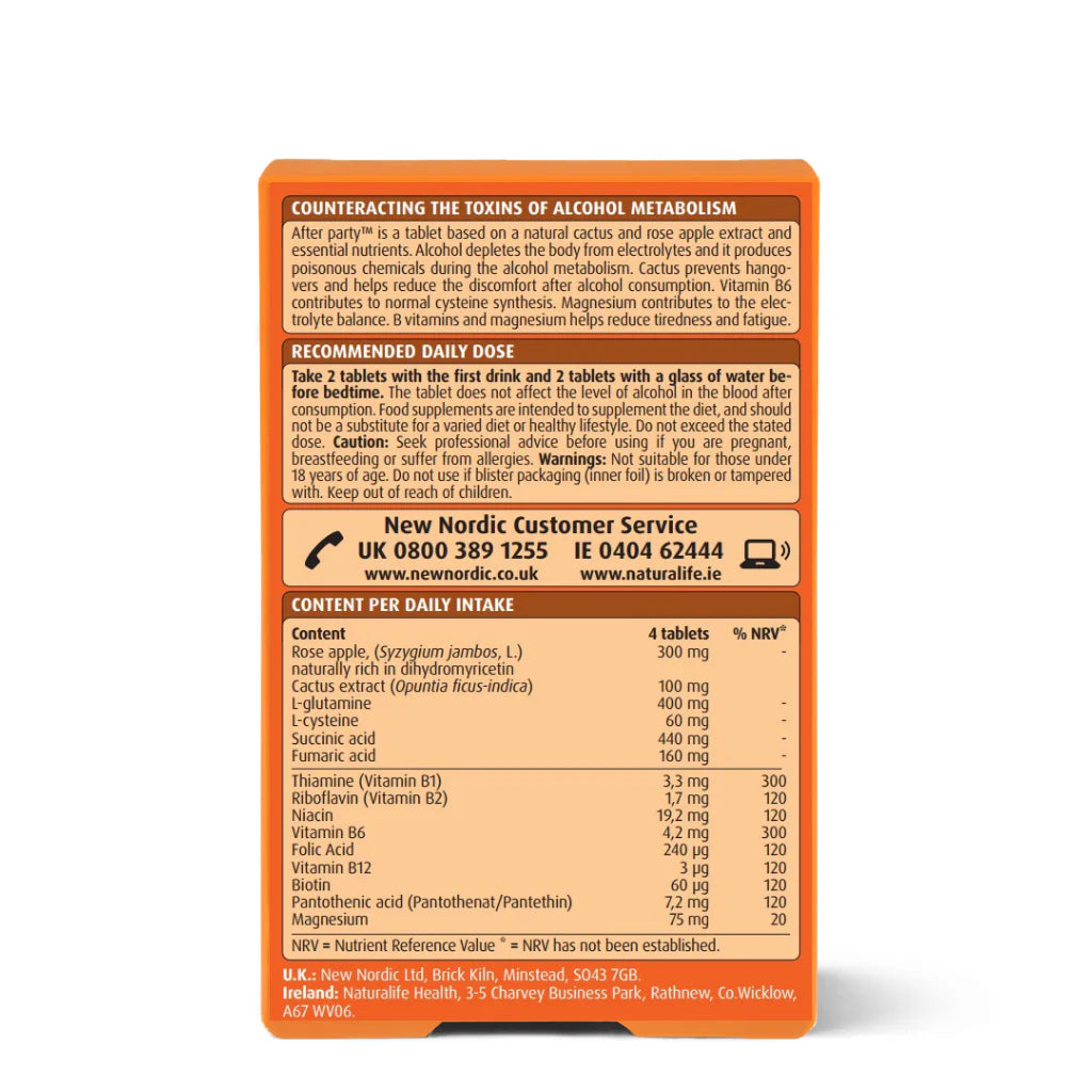 New Nordic After Party 30 Tablets