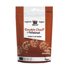 Kookie Cat Organic Double Choc Walnut Cashew and Oat Cookies 100g Gluten Free Vegan