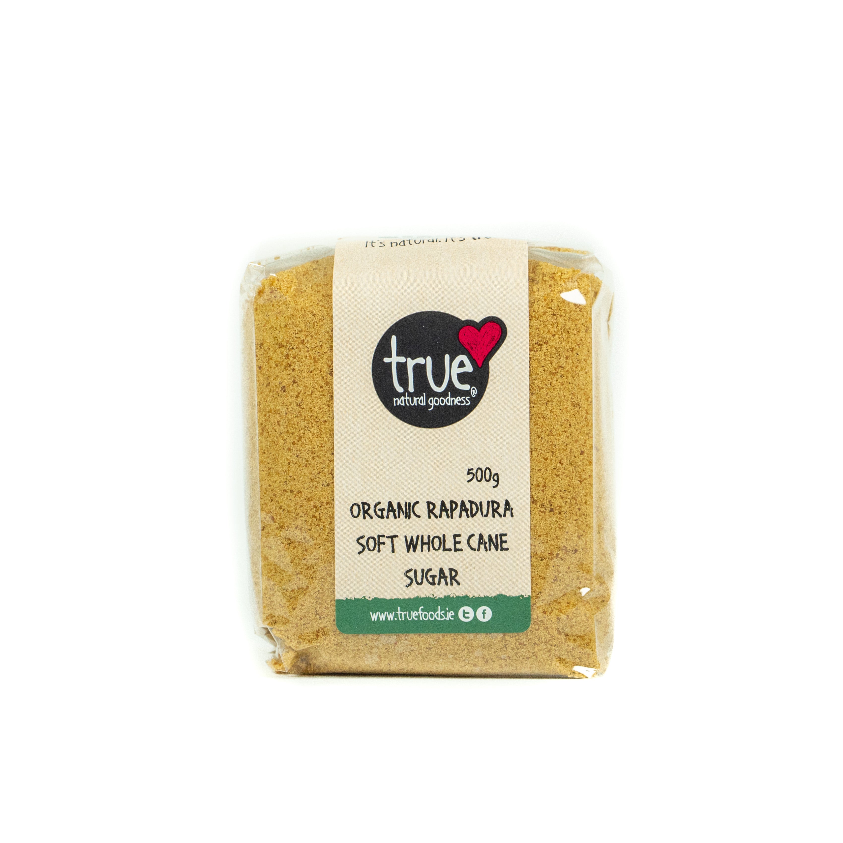 True Natural Goodness Organic Rapadura - Soft Whole Cane Sugar FT 500g