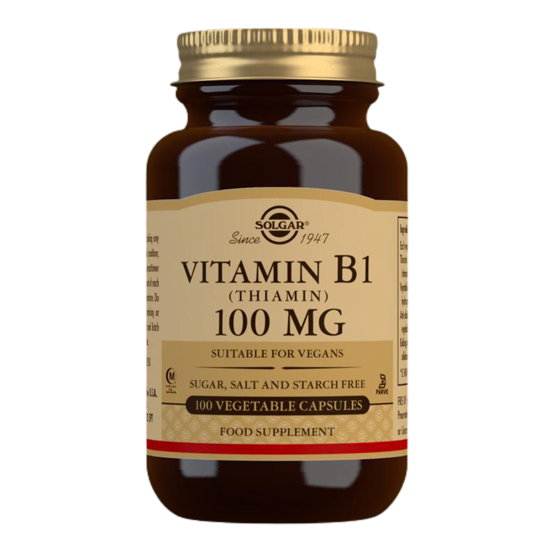 Solgar Vitamin B1 100 mg (Thiamin) 100 Caps