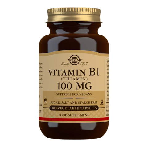 Solgar Vitamin B1 100 mg (Thiamin) 100 Caps